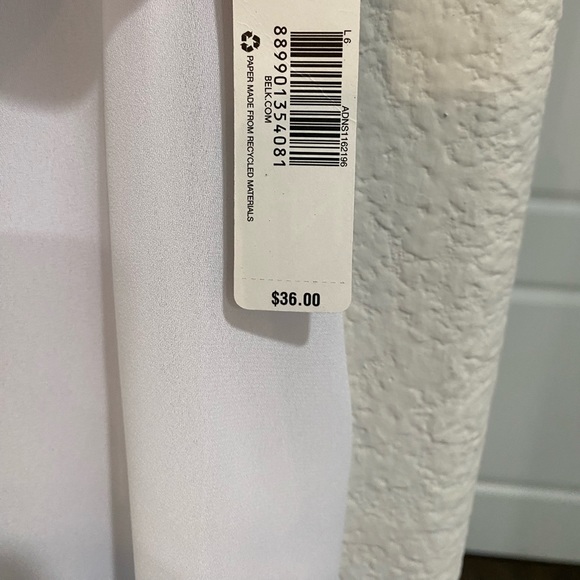 NWT New Directions M White Blouse - Picture 6 of 10